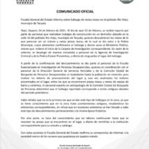 COMUNICADO OFICIAL