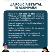 ¡LA POLICÍA ESTATAL TE ACOMPAÑA!