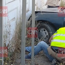 TERMINÓ IMPACTÁNDOSE CON EL MURO DE CONCRETO DEL PUENTE