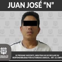 EN UNA RIÑA CONTRA DOS MUJERES JUAN JOSÉ “N” FUE DETENIDO POR LA AGENCIA INVESTIGADORA