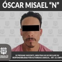 OSCAR MISAEL “N” YA ESTÁ PRESO