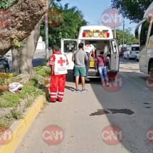 ESQUIVÓ UN BACHE Y CAYÓ A OTRO