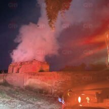 ALERTÓ A BOMBEROS QUE INFORMARON QUE SE TRATABA DE UN HORNO DE LADRILLOS