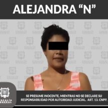 DETENIDA POR ROBO CALIFICADO