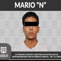 EN COAMILES MARIO “N”, FUE CAPTURADO