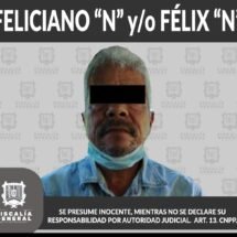 ENCARCELAN A FELICIANO “N” Y/O FÉLIX “N”