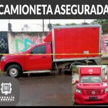 URV LOCALIZA Y ASEGURA CAMIONETA CON REPORTE DE ROBO