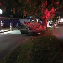 LOCA CARRERA  DE JETTA TERMINÓ VOLCADO