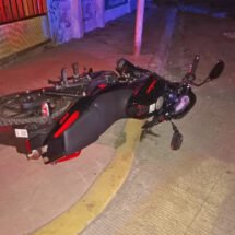 MOTOCICLISTA HERIDO EN CHOQUE