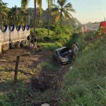 CAYERON EN UN DESNIVEL CON TODO Y CARRO