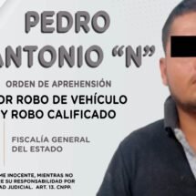 PEDRO ANTONIO “N” ERA BUSCADO EN EL ESTADO DE MICHOACANA