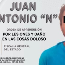 EN LO DE MARCOS JUAN ANTONIO “N” YA FUE APREHENDIDO