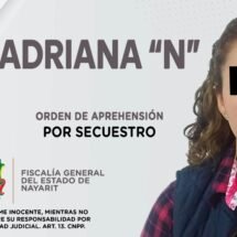 ES APREHENDIDA POR SECUESTRO