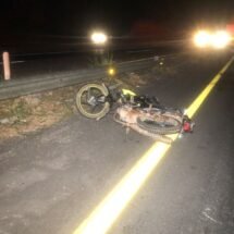 TRÁGICA MUERTE DE MOTOCICLISTA