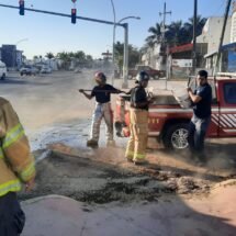 CHOQUE DE CAMIONES FRENTES AL CETIS100