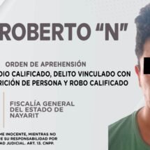 AIC APREHENDE A ROBERTO “N” PRESUNTO HOMICIDA