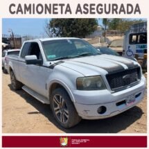 RECUPERAN CAMIONETA ROBADA