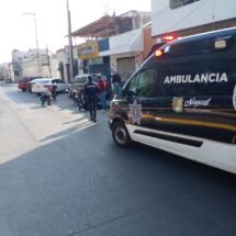 UNIDAD MÉDICA TÁCTICA DE LA POLICÍA ESTATAL ATIENDE A NUEVE PERSONAS QUE RESULTARON LESIONADAS EN TEPIC 