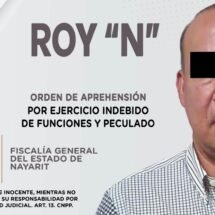 ROY “N”, APREHENDIDO POR DELITOS DE EJERCICIO INDEBIDO DE FUNCIONES Y PECULADO 