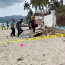 ATIENDE SSPC REPORTE DE PERSONAS LESIONADAS EN ZONA DE PLAYA DE BUCERÍAS