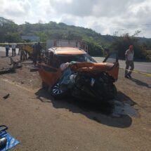 FUNESTO CHOQUE UNA PERSONA MUERTA Y DOS LESIONADA