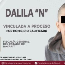 VINCULADA A PROCESO POR HOMICIDIO CALIFICADO 