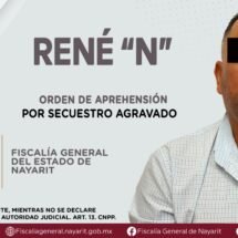 CAPTURADO EN TEPIC POR LA AGENCIA INVESTIGADORA