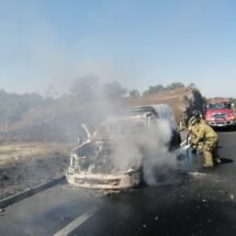 CAMIÓN DE VALORES SE INCENDIÓ