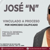 José “N”, VINCULADO A PROCESO 