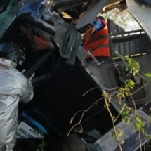 APARATOSO CHOQUE EN LA AUTOPISTA TEPIC – VILLA UNIÓN 