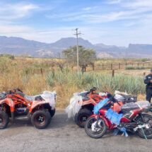 Atienden Policías Estatales el reporte de un hecho de tránsito en la carretera Federal 15 libre Tepic – Guadalajara, sobre el kilómetro 162, a la altura del tramo Ameca – San Cayetano.