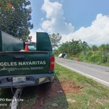 Auxilia SSPC a masculino tras hecho de tránsito en la carretera Federal 200